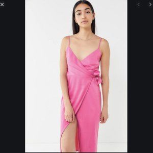 💕Pink Wrap Dress - WORN ONCE💕